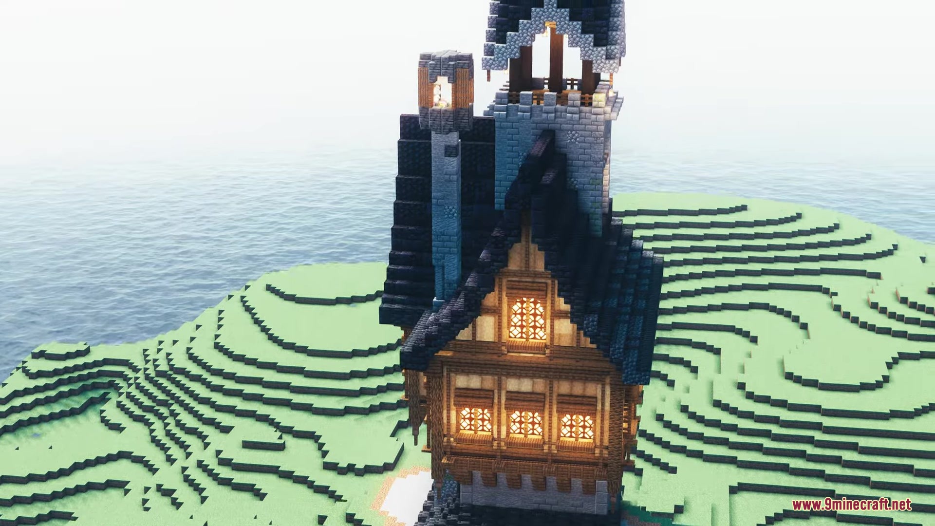 Ultimate Medieval Island Schematic (1.21.x) - Massive Island with Castles and Villages screenshot 1