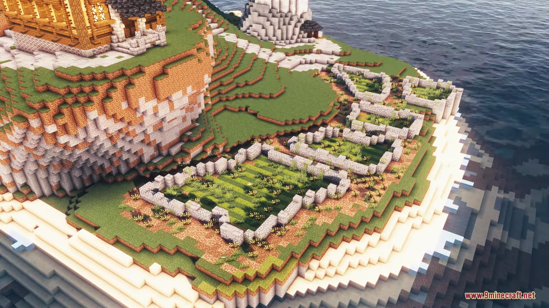 Ultimate Medieval Island Schematic (1.21.x) - Massive Island with Castles and Villages screenshot 4