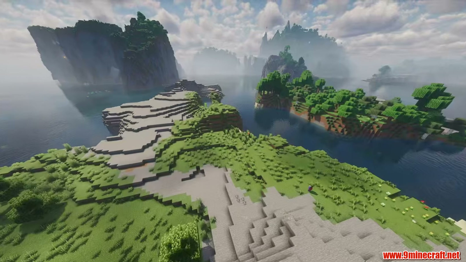 Flat Island in Minecraft seed 5965883137535823880