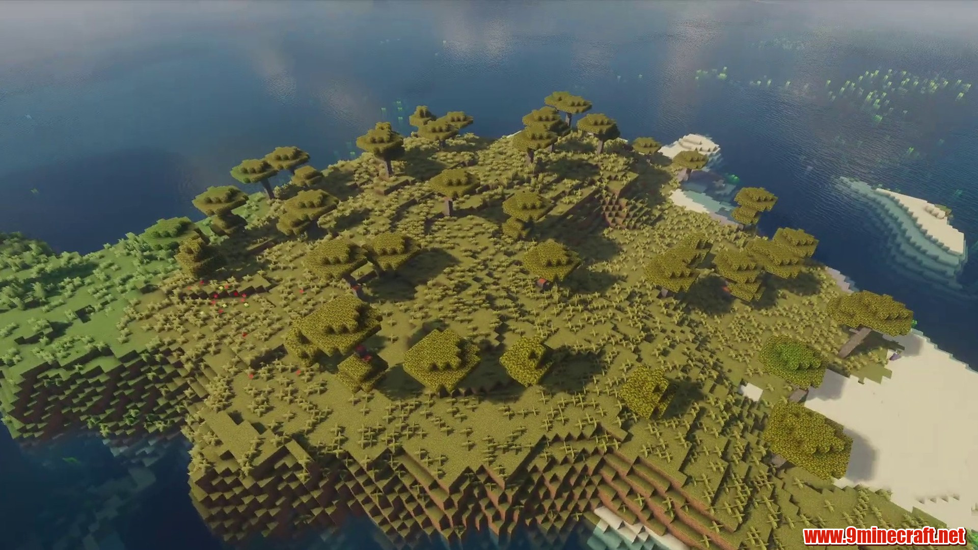 Savannah Island Seed in Minecraft seed -4775577791227913207