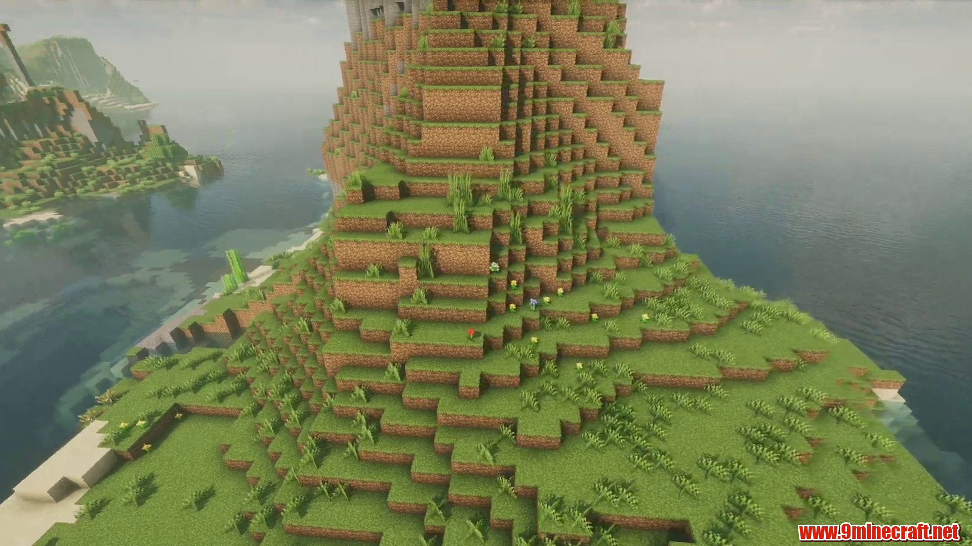 Island Village Seed in Minecraft seed -8875264585900365751