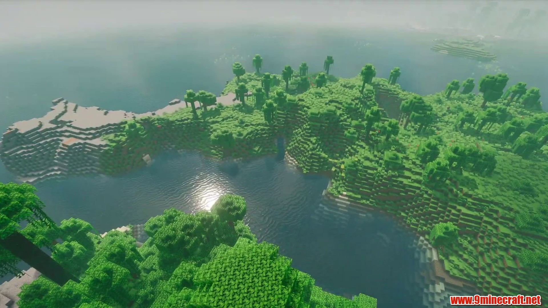 Jungle Island Seed in Minecraft seed 5489728297824087015