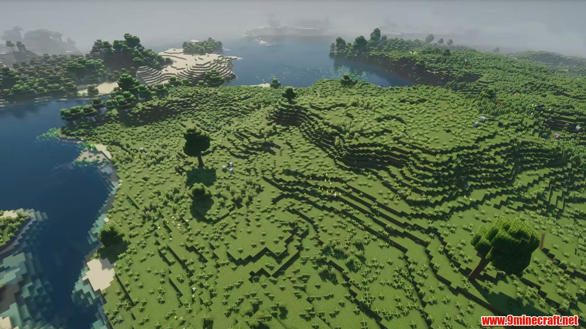 Massive Flat Plains in Minecraft seed 2334339037213761187