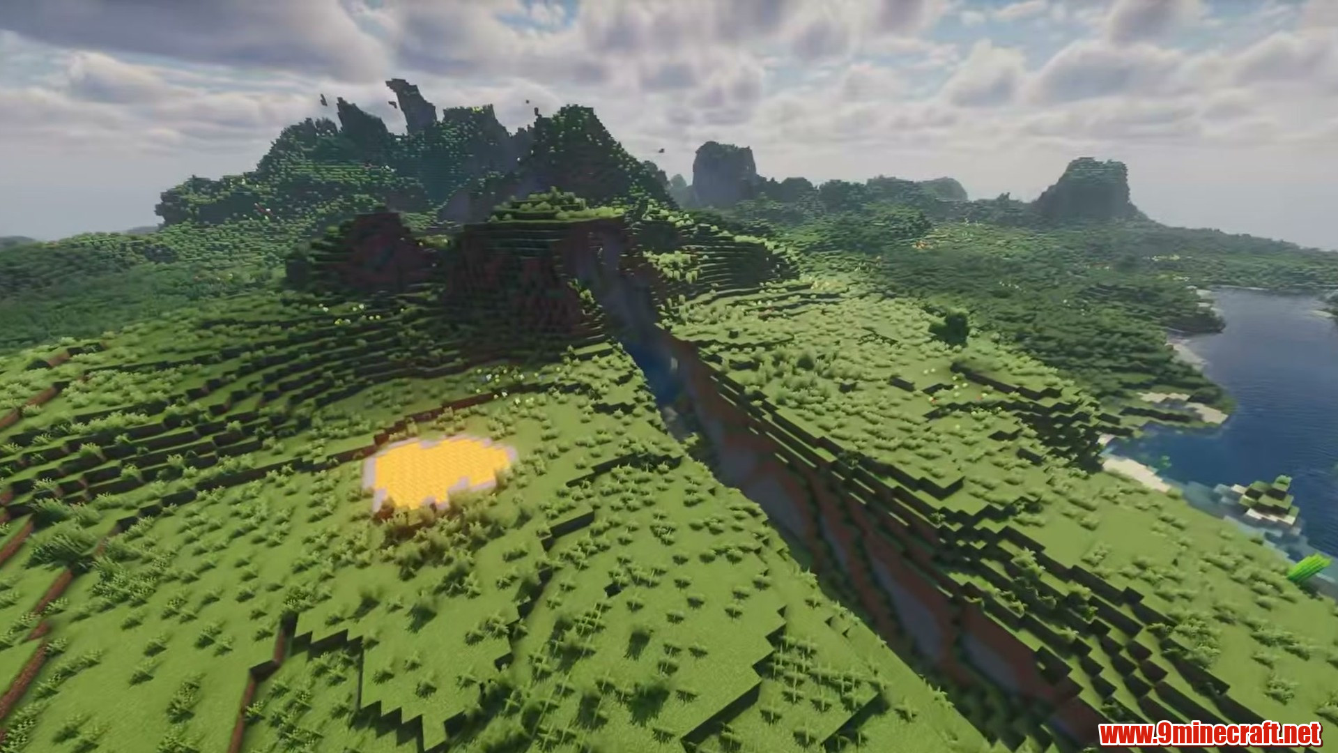 Flat Plains in Minecraft seed 7878997563551513547
