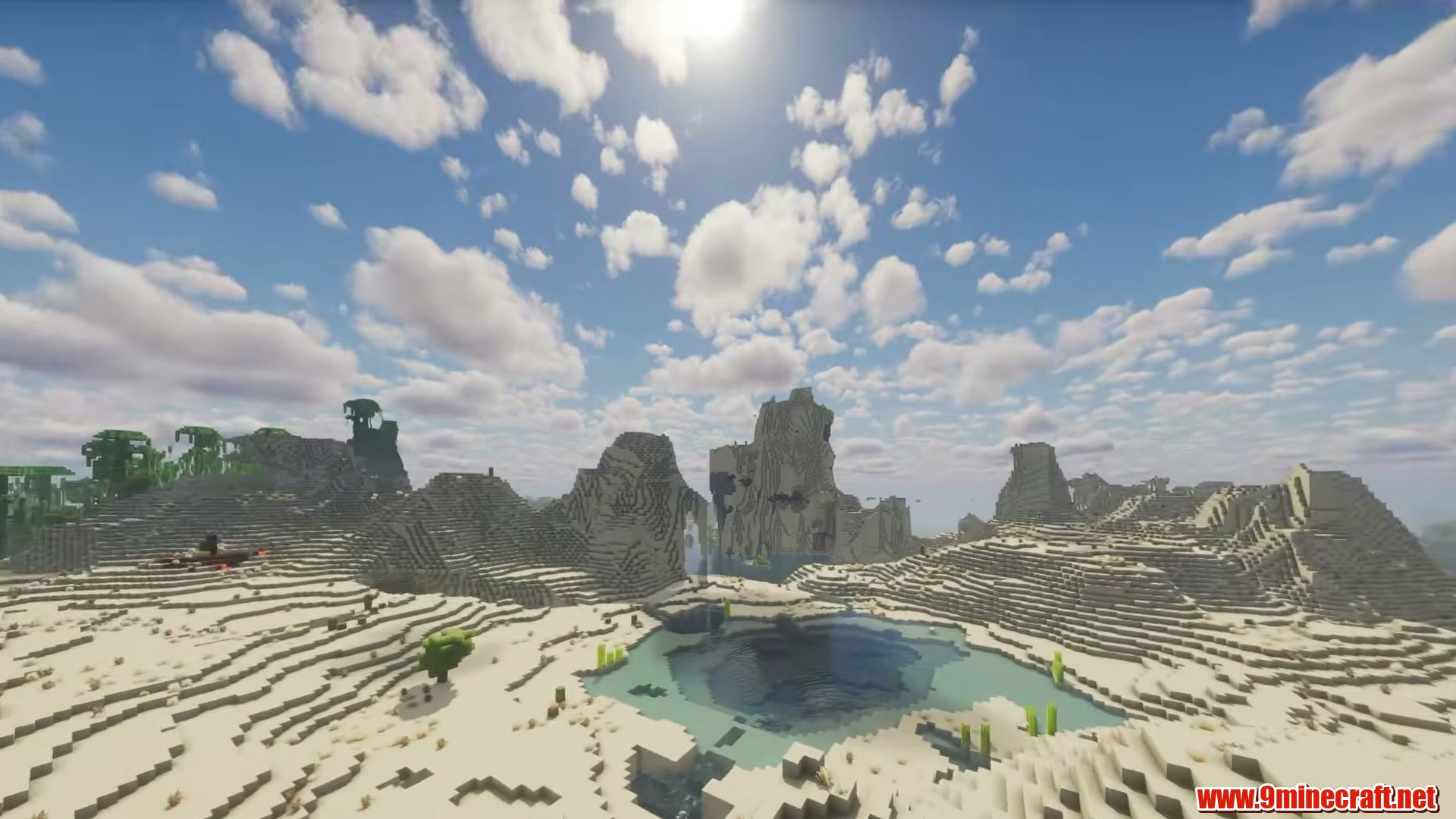 Flat Desert in Minecraft seed -3930518697712171566