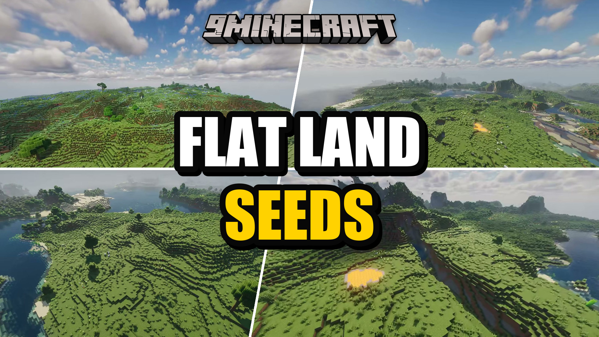 12 Massive Flat Seeds Ready For Your Next Survival Base In Minecraft (26.2, 1.21.11) - Java/Bedrock Edition