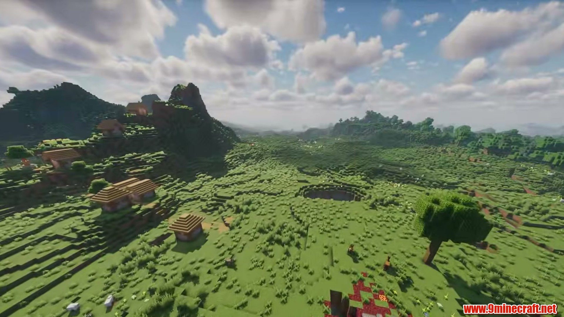 Plains Village in Minecraft seed -7043003354450426384