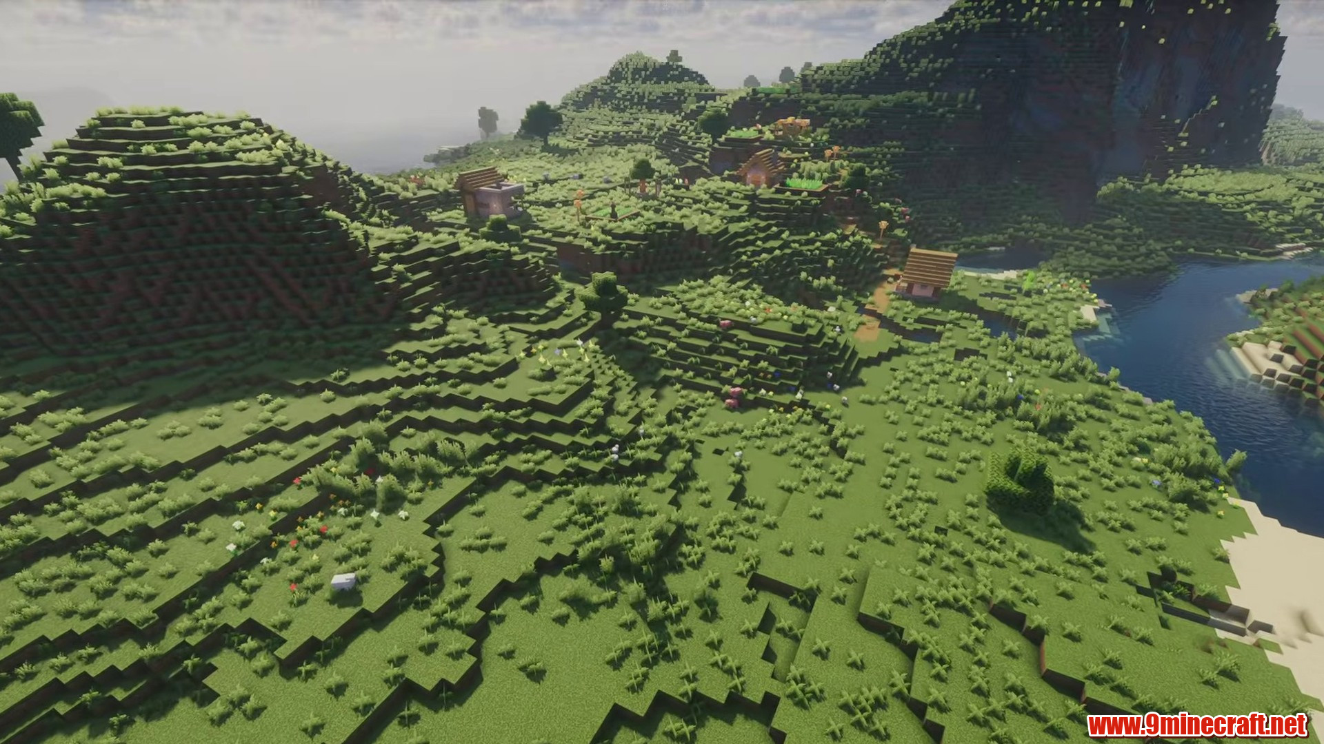 Flat Land Spawn in Minecraft seed 5840932850541332827