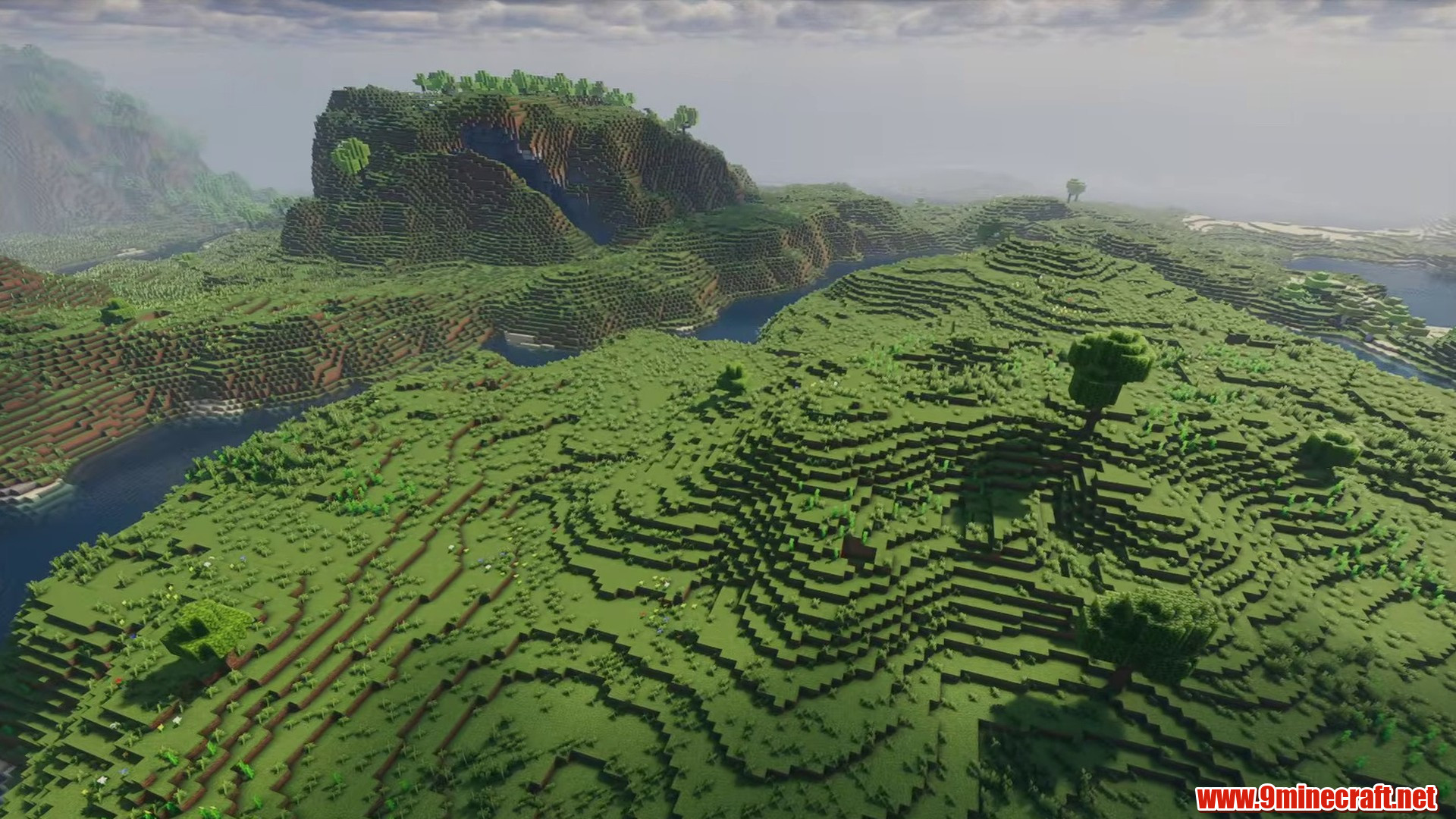 Flat Plains Seed in Minecraft seed 3310636329938635326