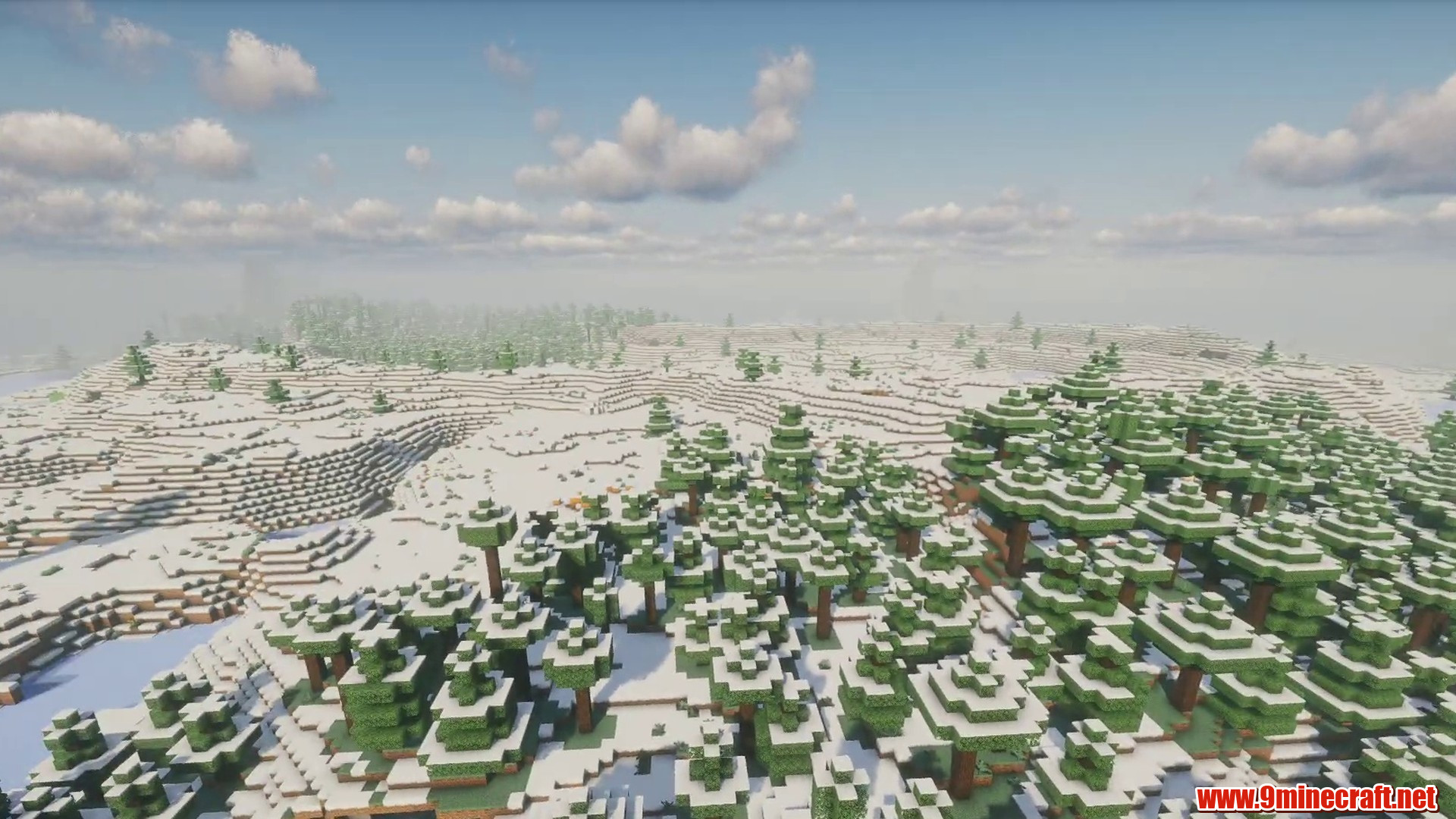 Large Flat Snow Plains Seed in Minecraft seed -5434949536362506299