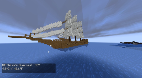 1800s Frigate Single Decker Schematic Thumbnail