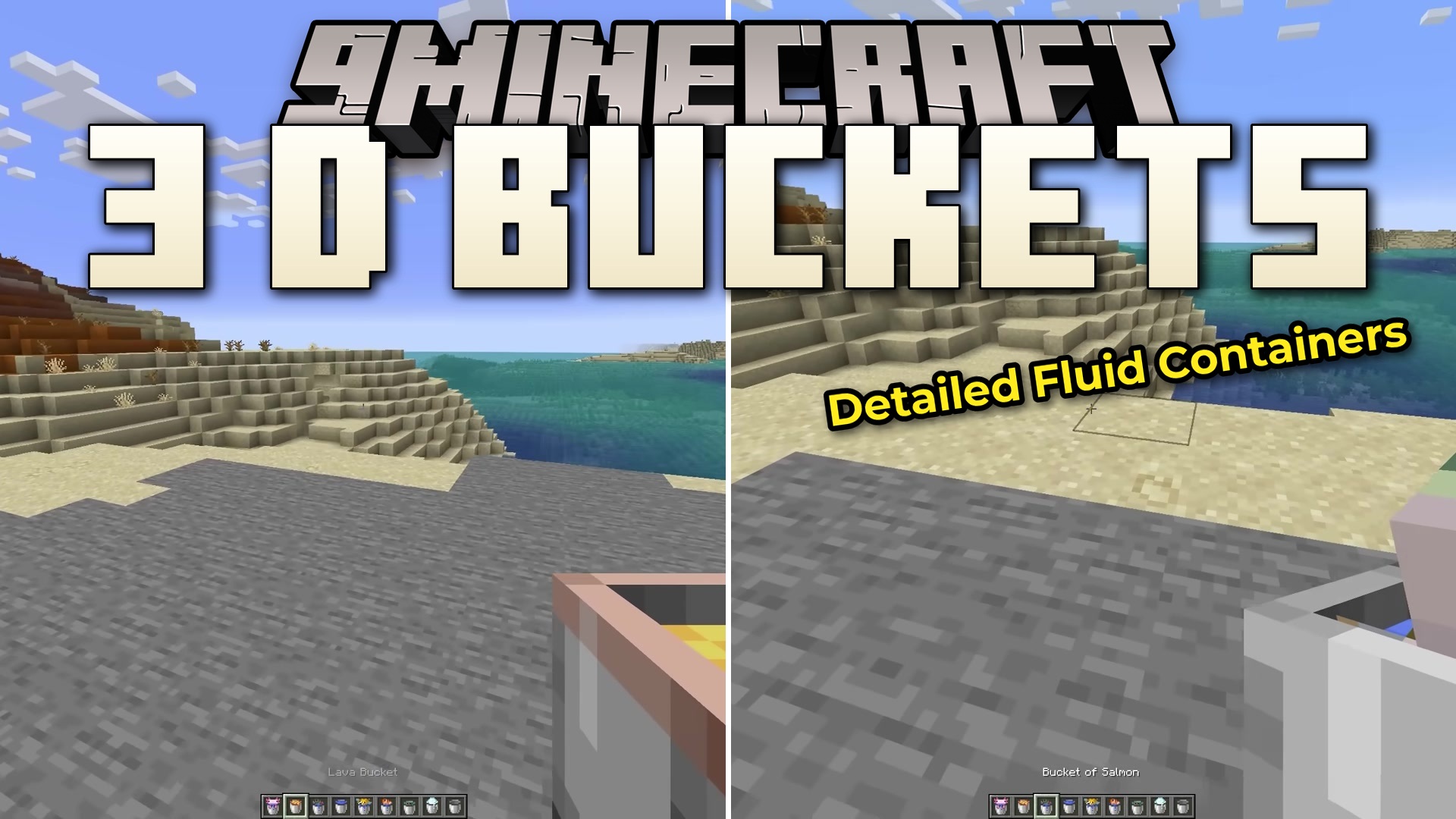 3 D Buckets Resource Pack