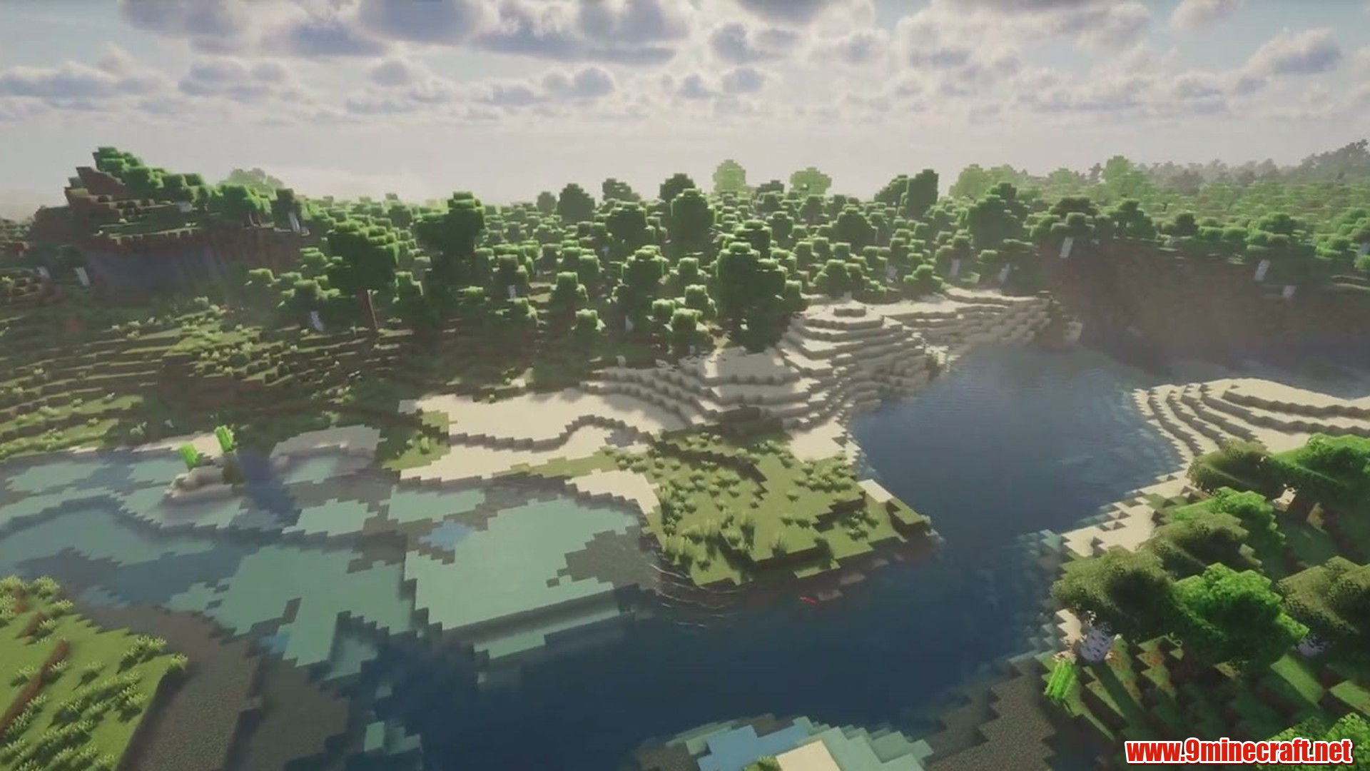 Second landscape view from Minecraft seed -2914001633260193827