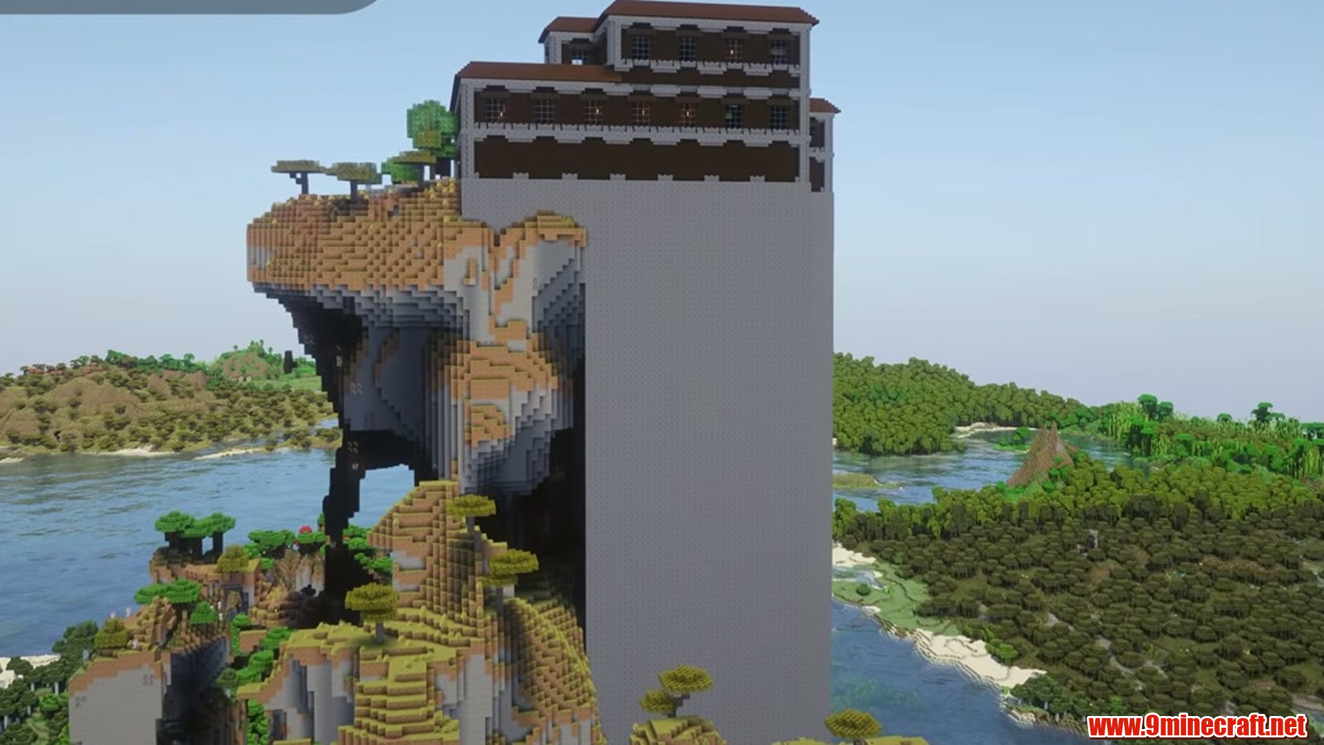 Second landscape view from Minecraft seed 1902477681404940202