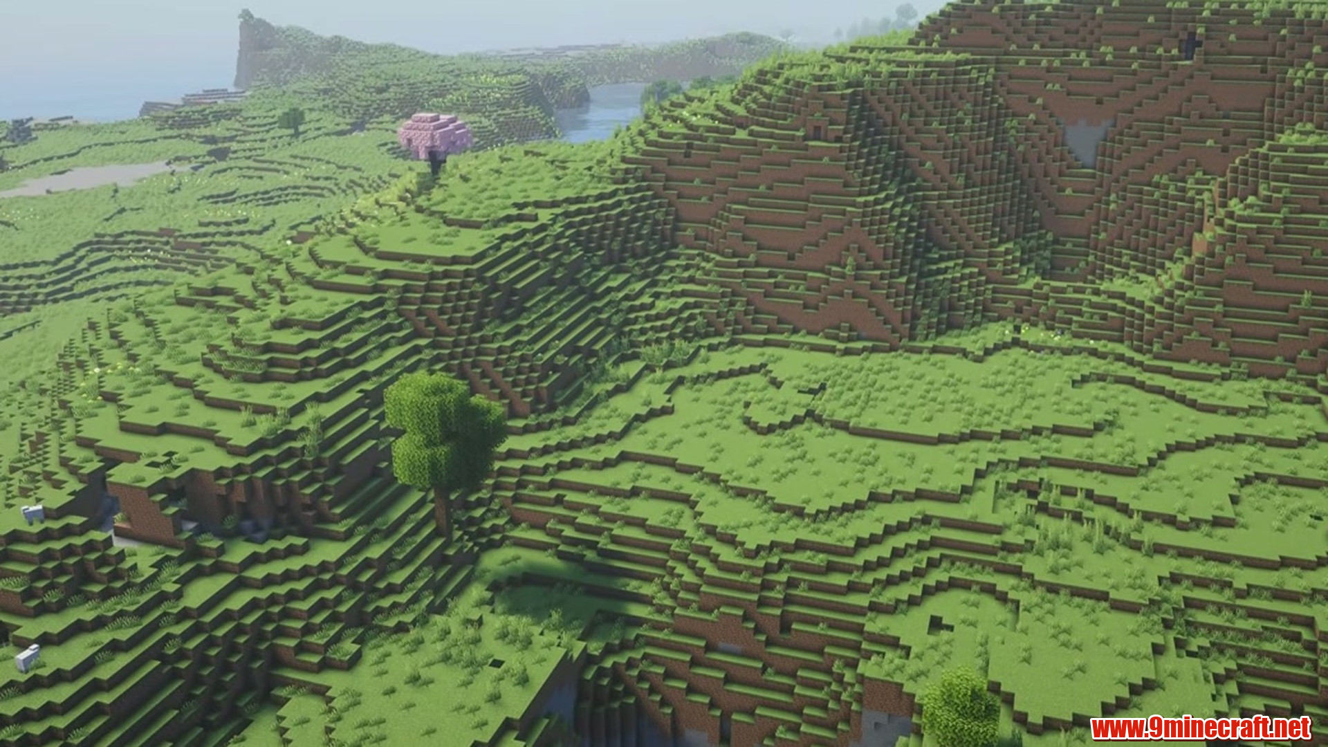 Second landscape view from Minecraft seed 271003810