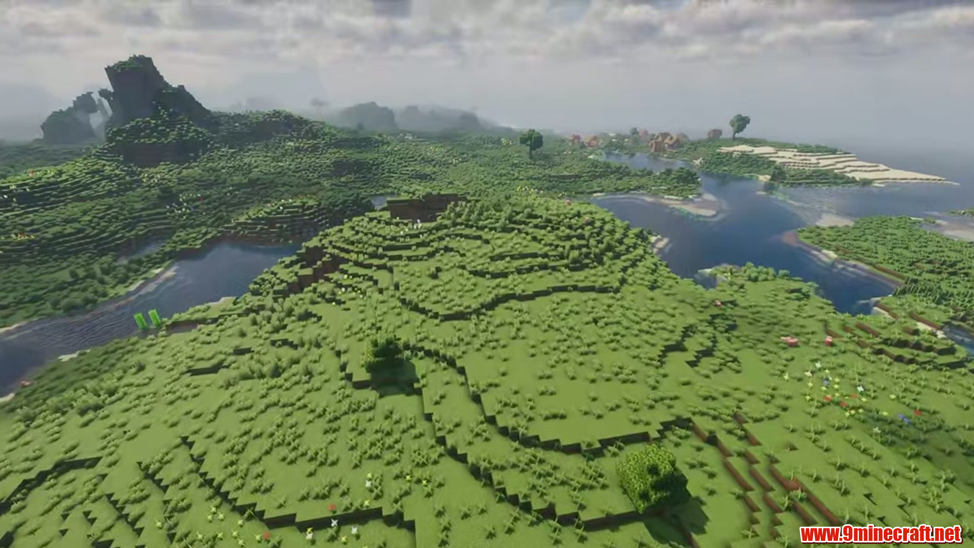 Second landscape view from Minecraft seed 5617748181106023510
