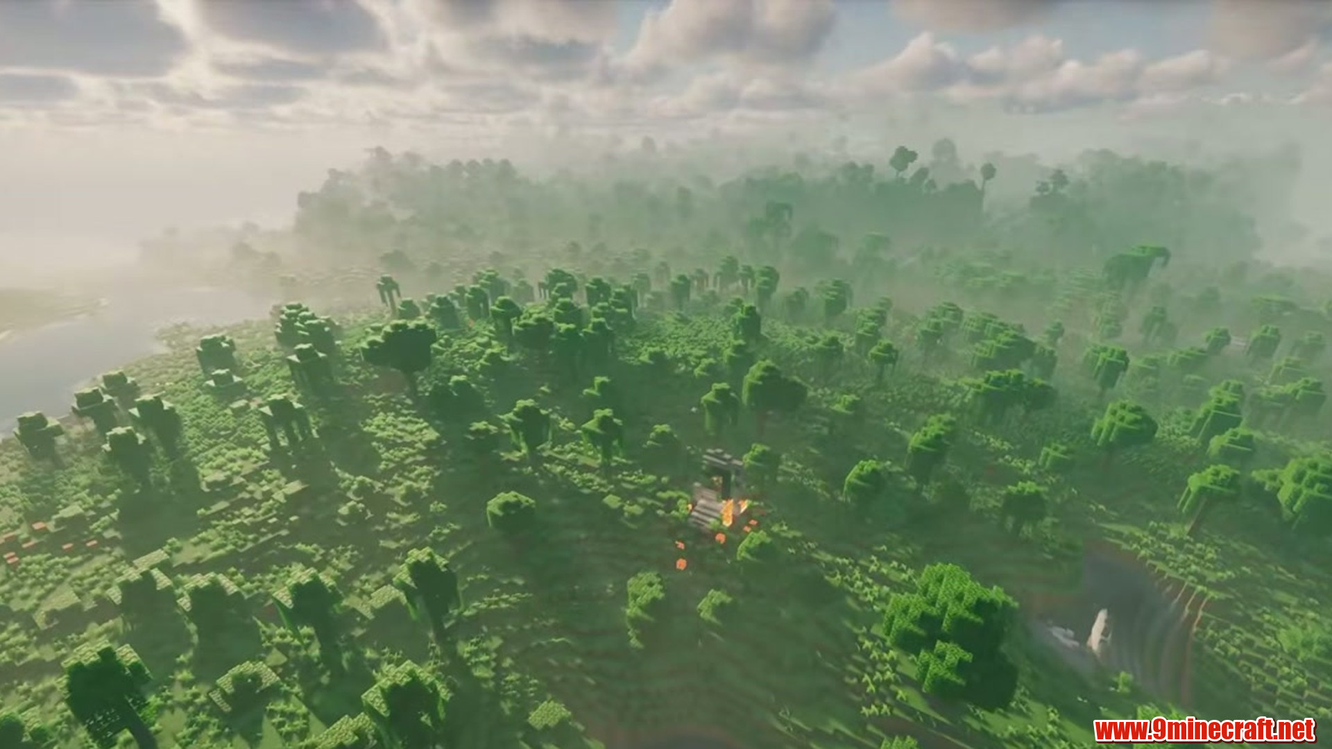 Second landscape view from Minecraft seed 4897566070462726300