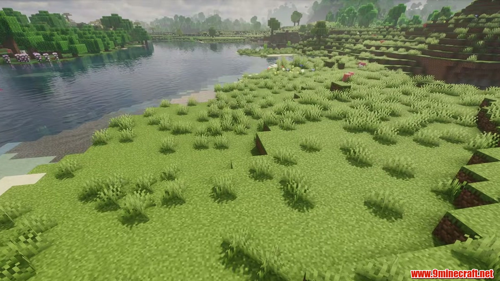 Second landscape view from Minecraft seed -3875017373129238038