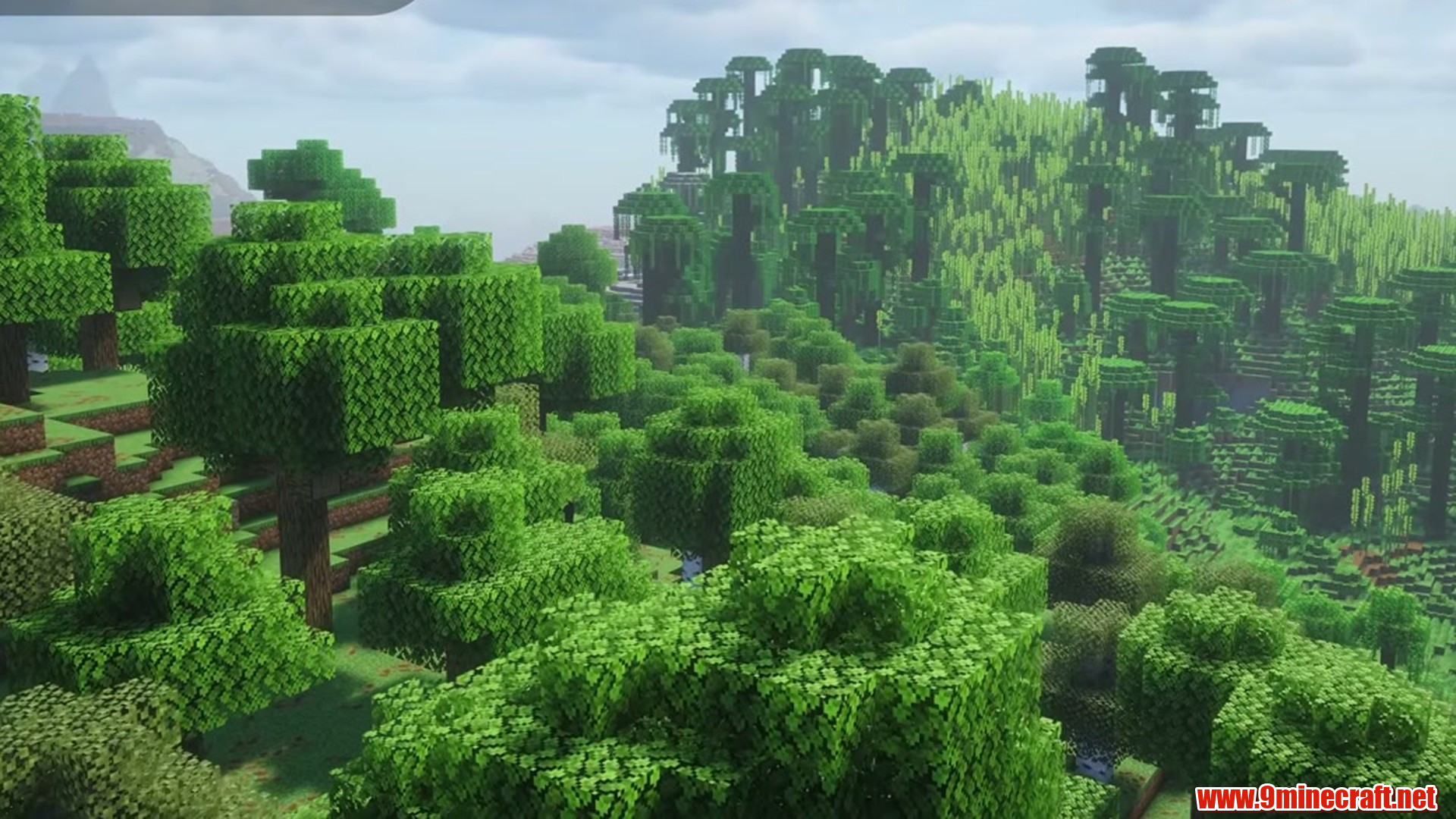 Second landscape view from Minecraft seed 1180506052330500839