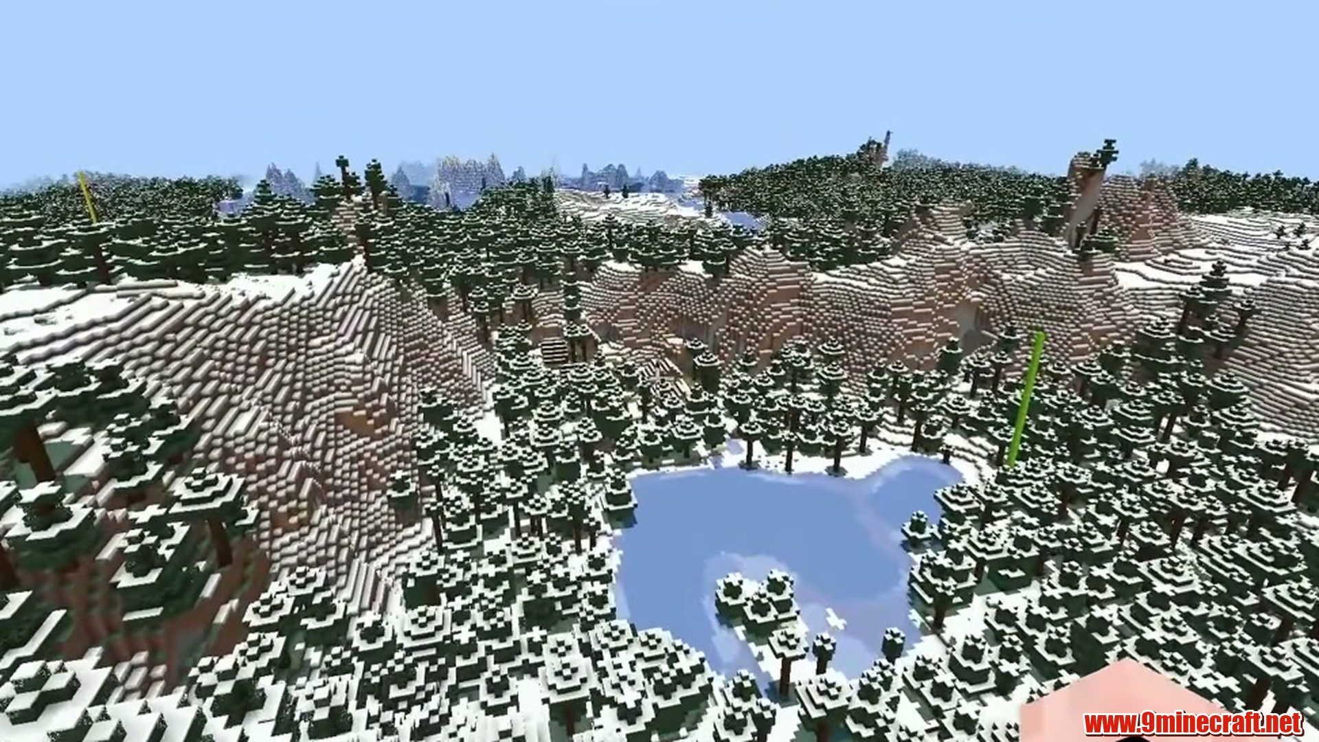 Five Blacksmith Village in Minecraft seed -7973709880715379999