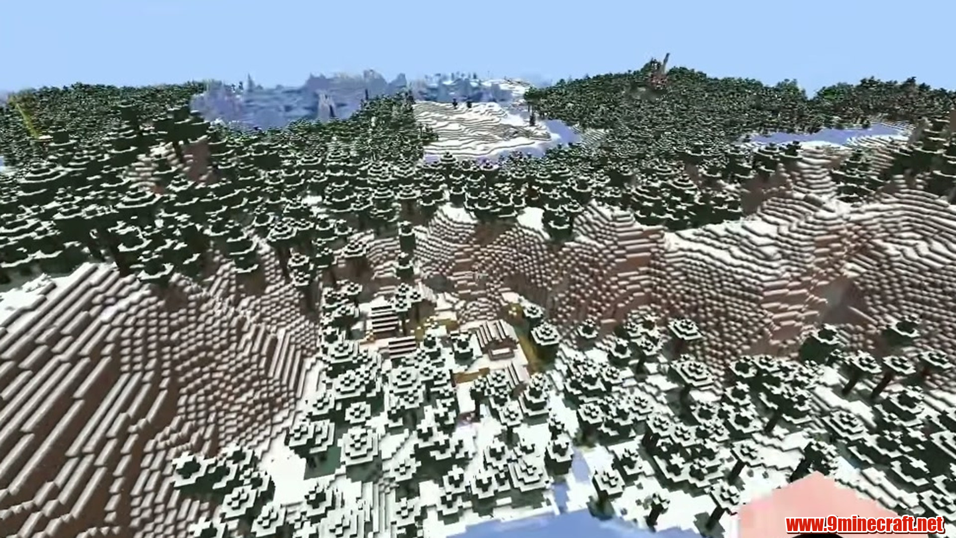 Second landscape view from Minecraft seed -7973709880715379999