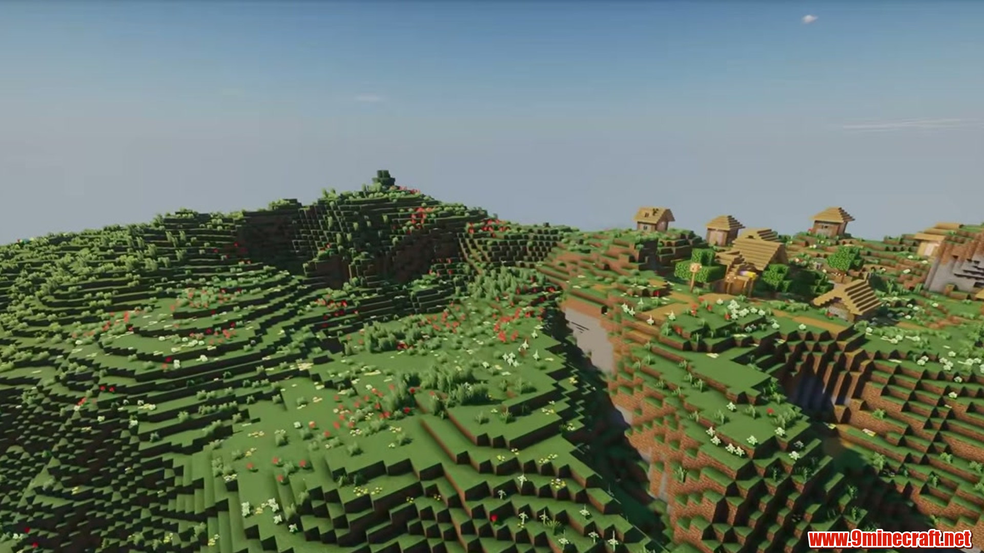 Perfect Village Seed in Minecraft seed 7148957661959041596