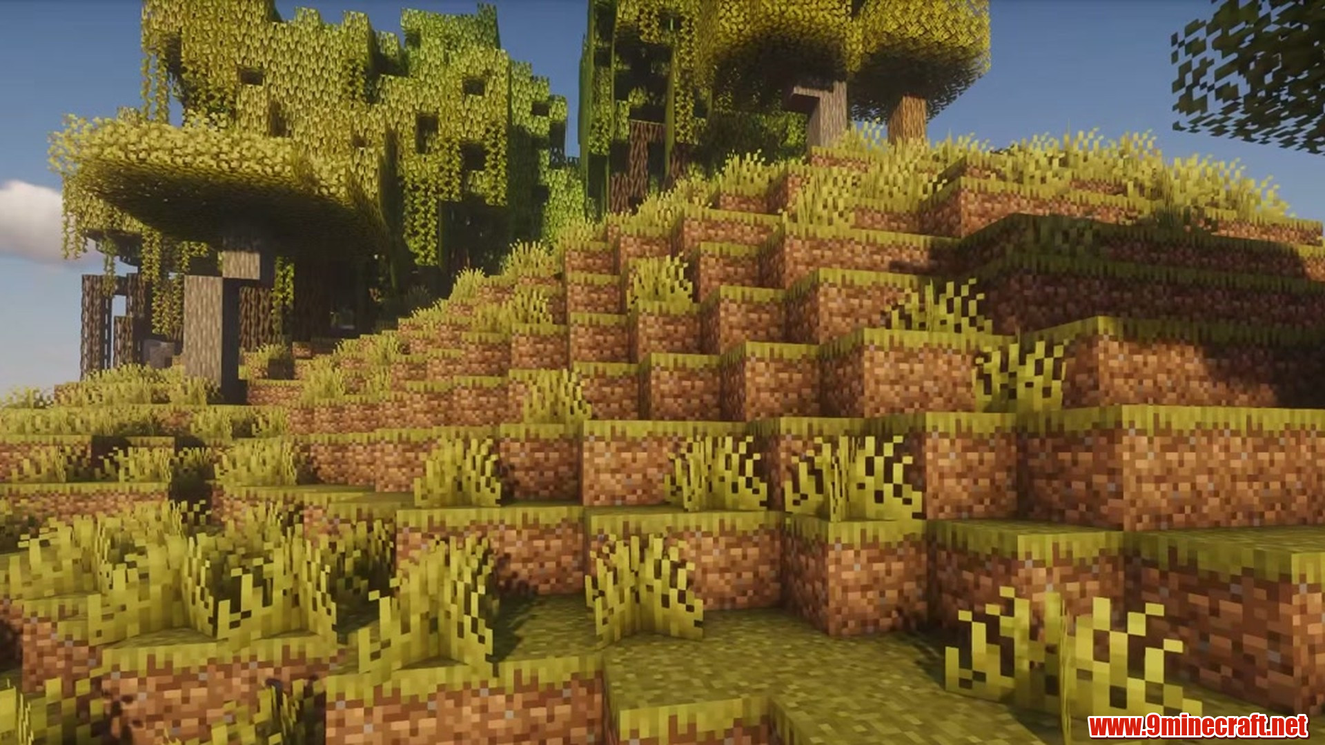 Second landscape view from Minecraft seed -3672713269934901783