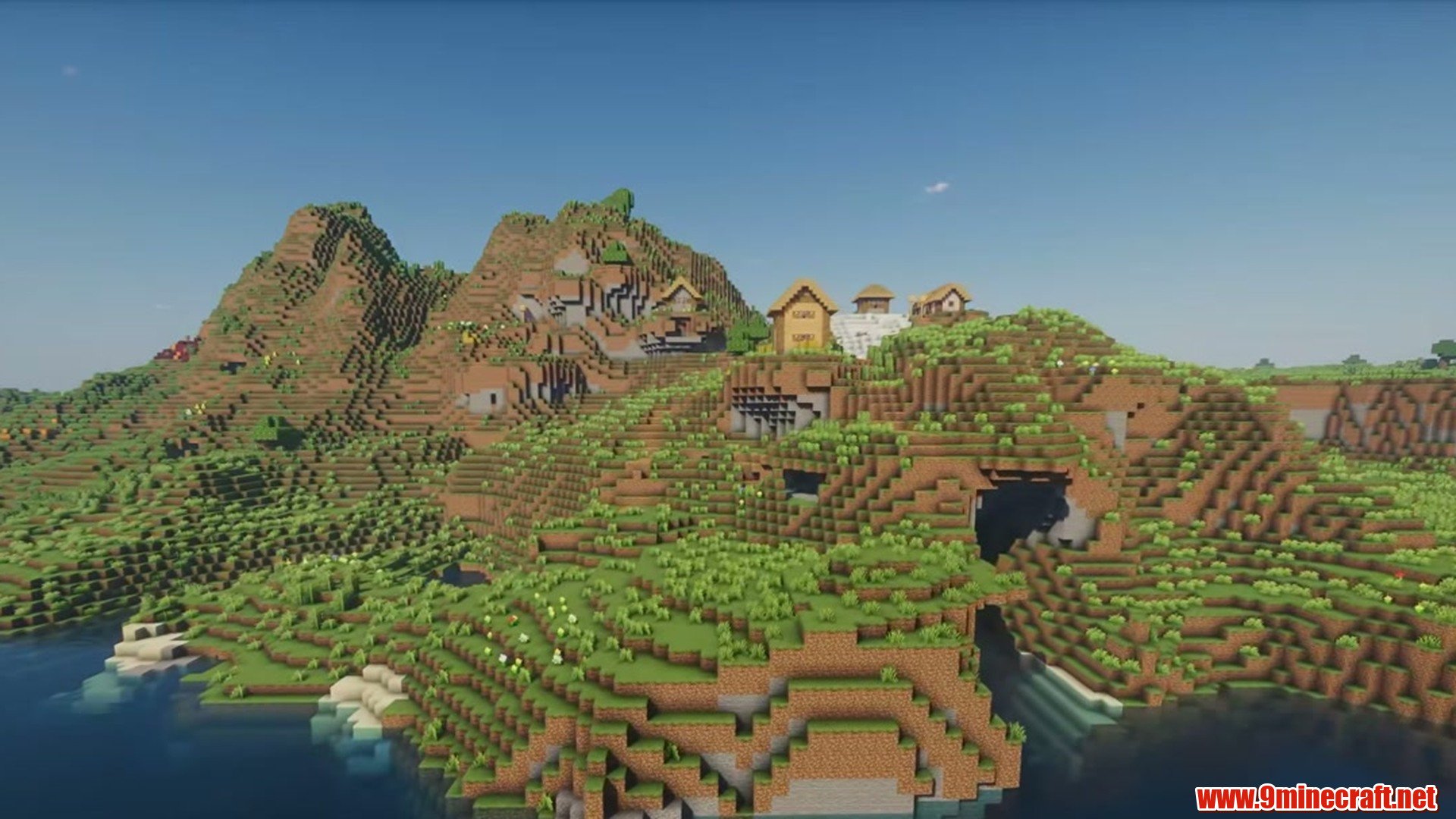 Second landscape view from Minecraft seed -2475028786729711233