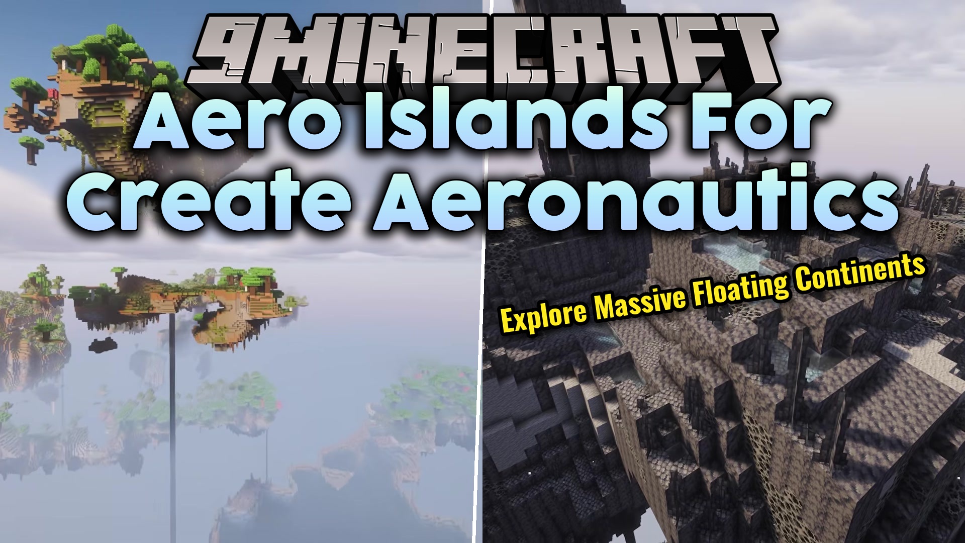 Aero Islands for Create Aeronautics Mod