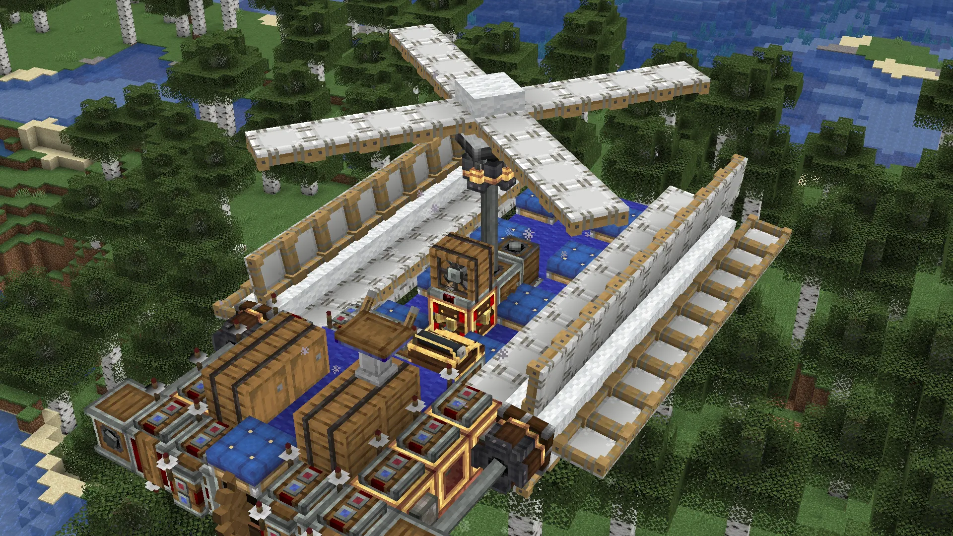 Air Bullet Schematic Screenshots 1 Detailed view of the Air Bullet jet hybrid with sails and mechanical blocks
