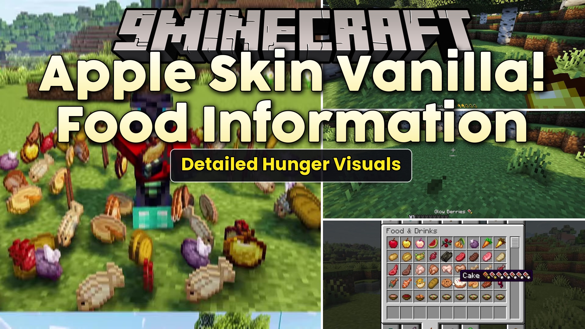 Apple Skin Vanilla Food Information Resource Pack