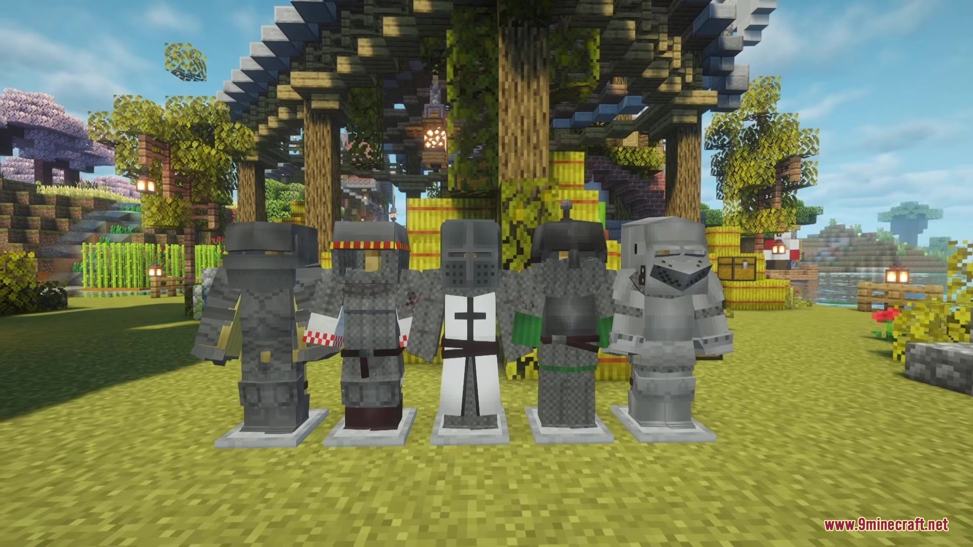 Bascinet Mediaeval Mod Screenshot 5 Bascinet Mediaeval Mod adds detailed historical armor sets to the Minecraft world
