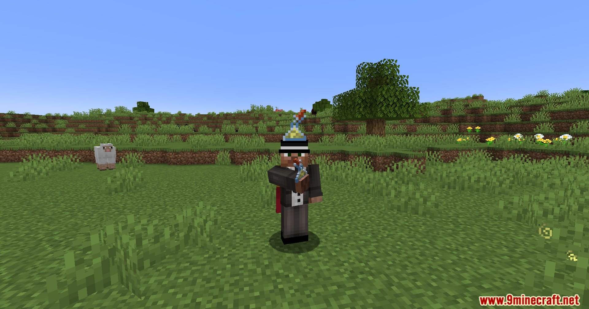 A Minecraft player holding a uniquely designed potion bottle from Beautiful Potions Mod