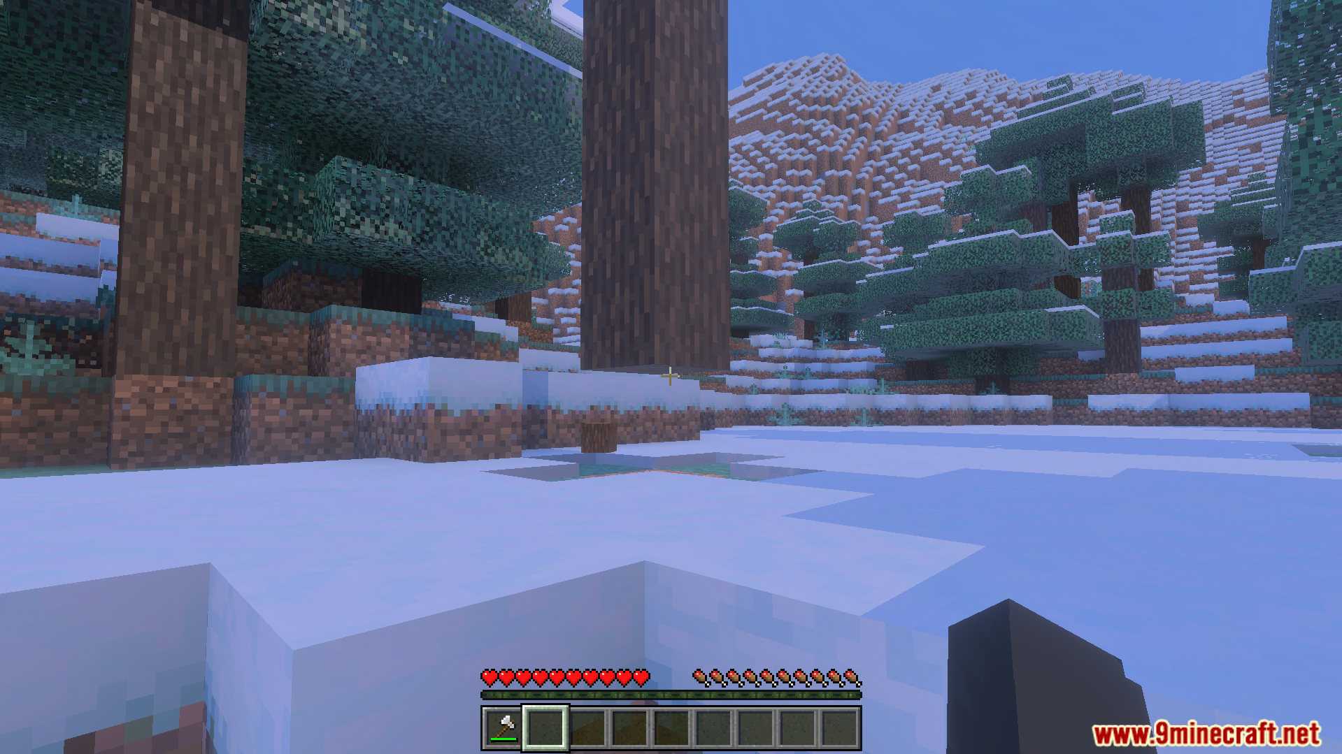 Bedrock Tree Capitator Addon fixes the problem of floating trees in Minecraft