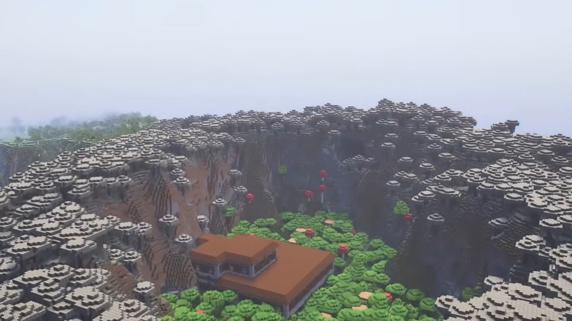 Hidden Mansion in Minecraft seed 6942694502361610198