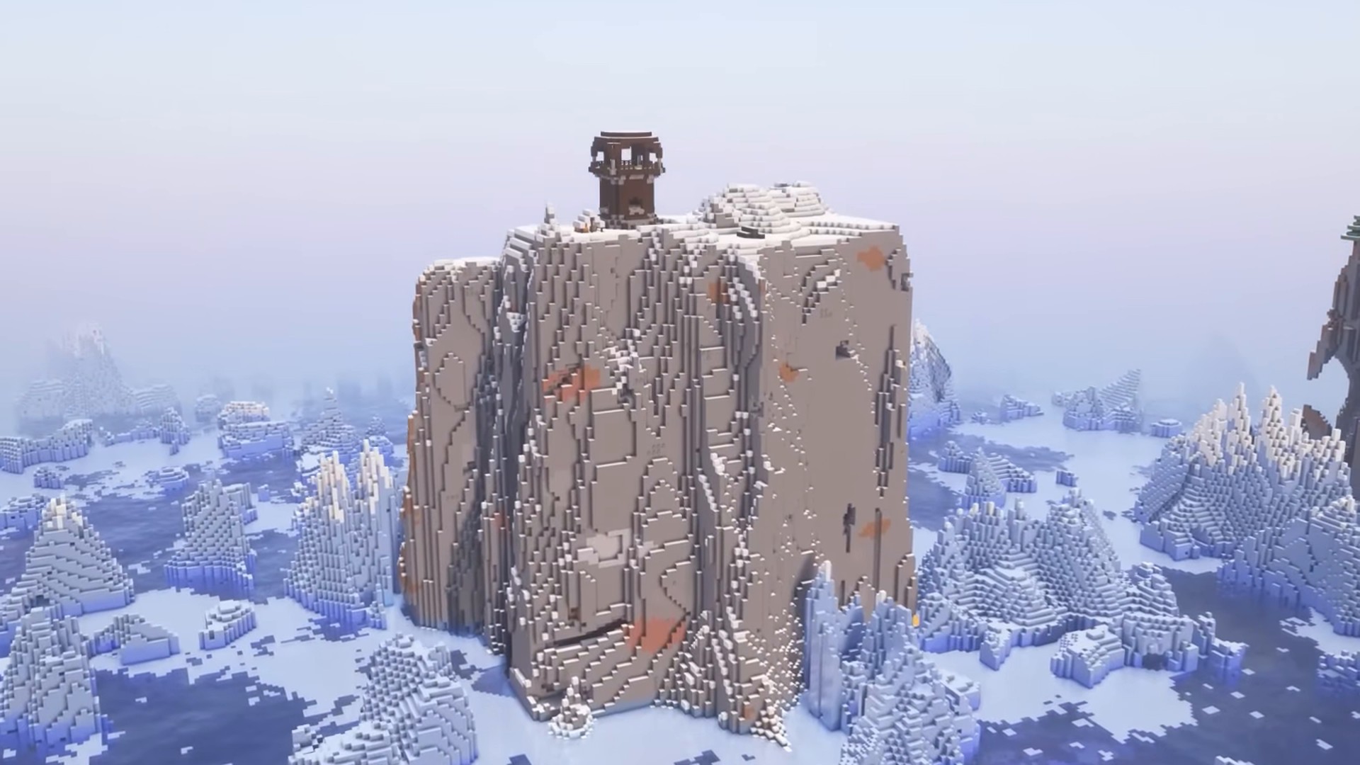 Pillar Of Light in Minecraft seed 6942699641632338040