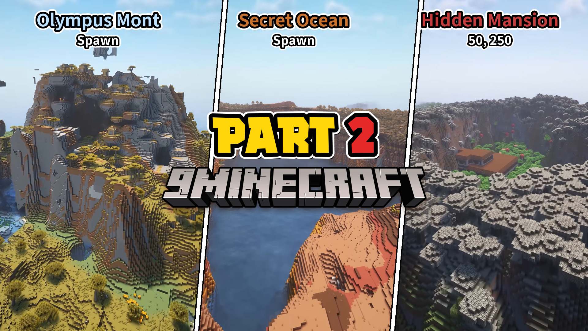 Best Seeds For Minecraft (26.2, 1.21.11) Part 2 - Java/Bedrock Edition