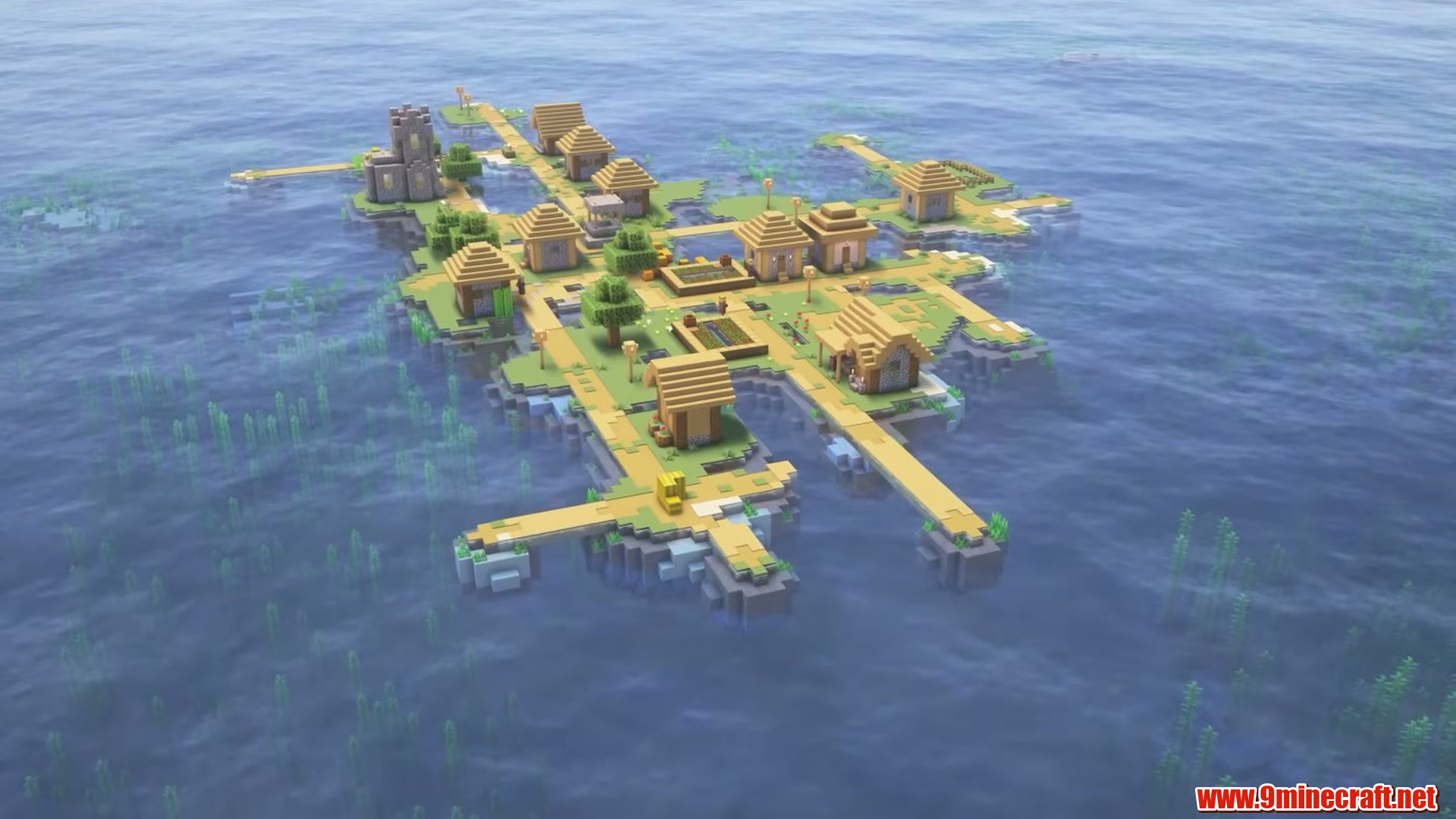 Boat Villager in Minecraft seed 6942694270870353040