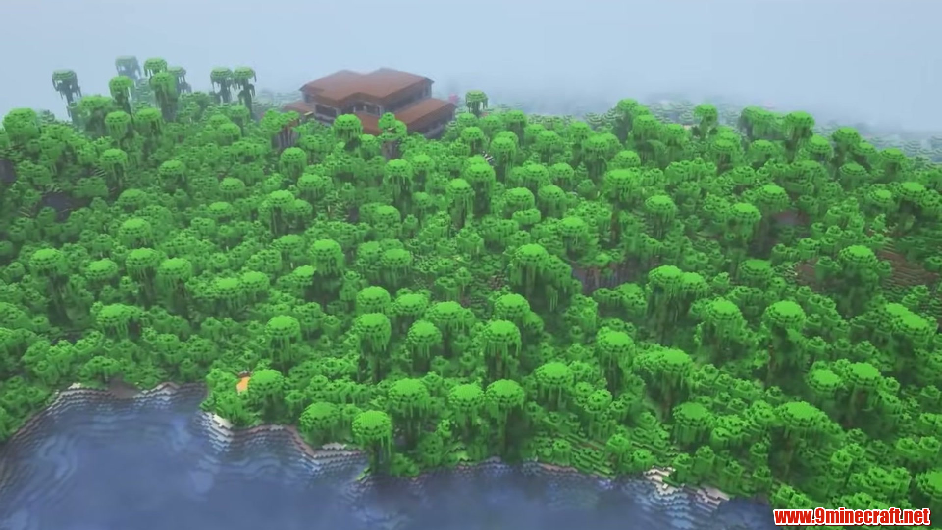 Jungle Lake in Minecraft seed 6942694270096461857