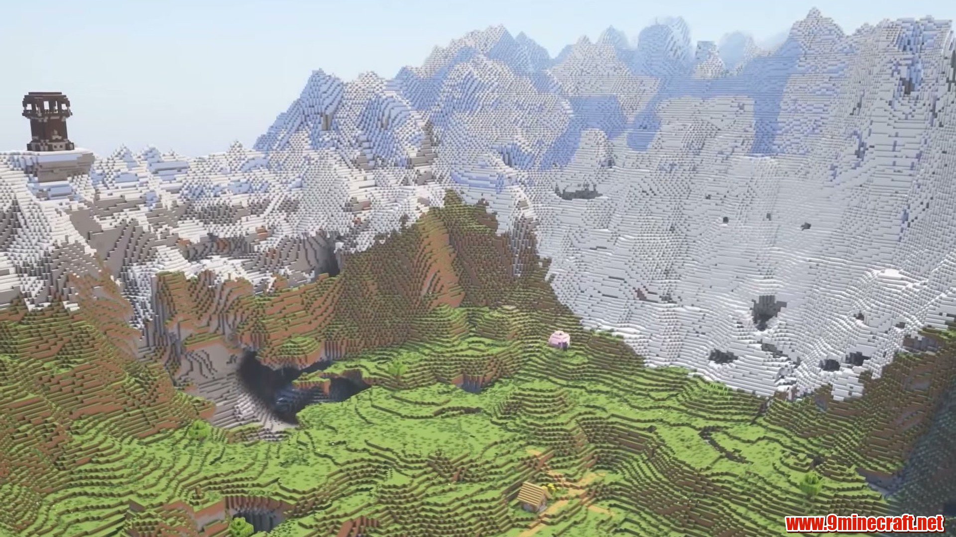 Cool Valley in Minecraft seed 6942694283745762249