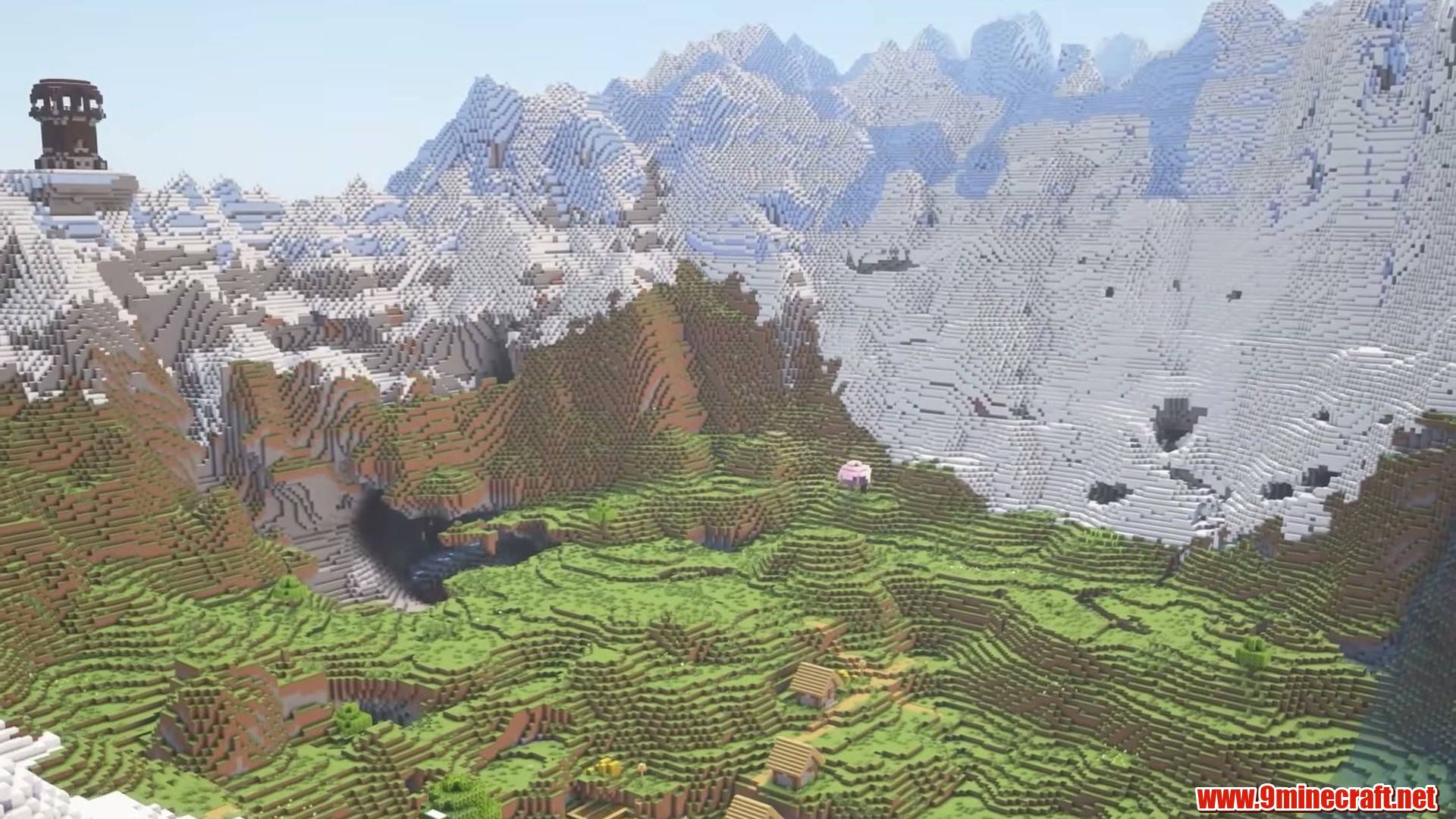 Cool Valley scenic landscape in Minecraft 26.2