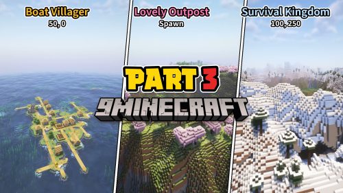 Best Minecraft 26.2 and 1.21.11 seeds Part 3 - boat village island, cherry grove outpost, and snowy survival kingdom