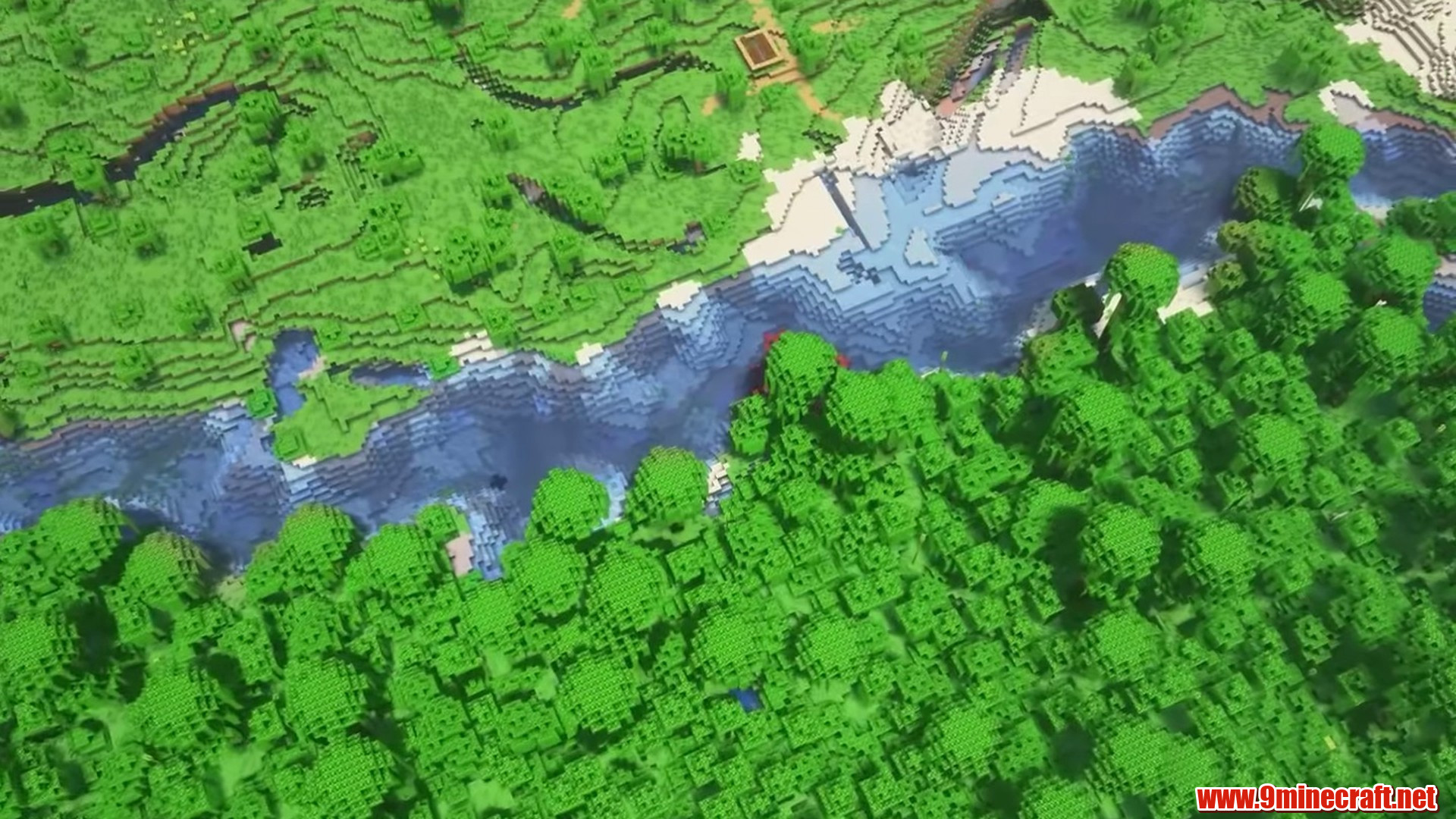 Jungle Village in Minecraft seed 6942694293234721176