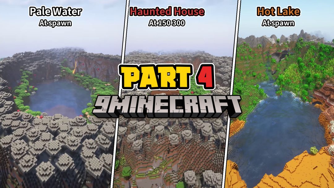 Best Seeds For Minecraft (26.2, 1.21.11) Part 4 - Java/Bedrock Edition