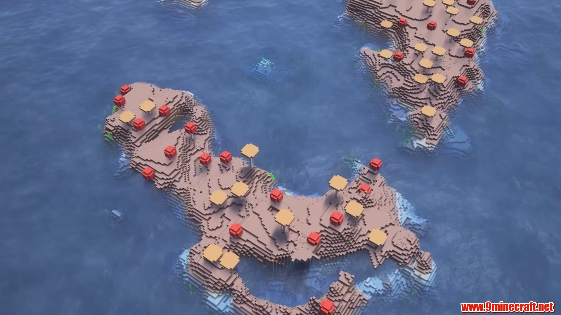 Monument Archipelago in Minecraft seed 694202371055801629