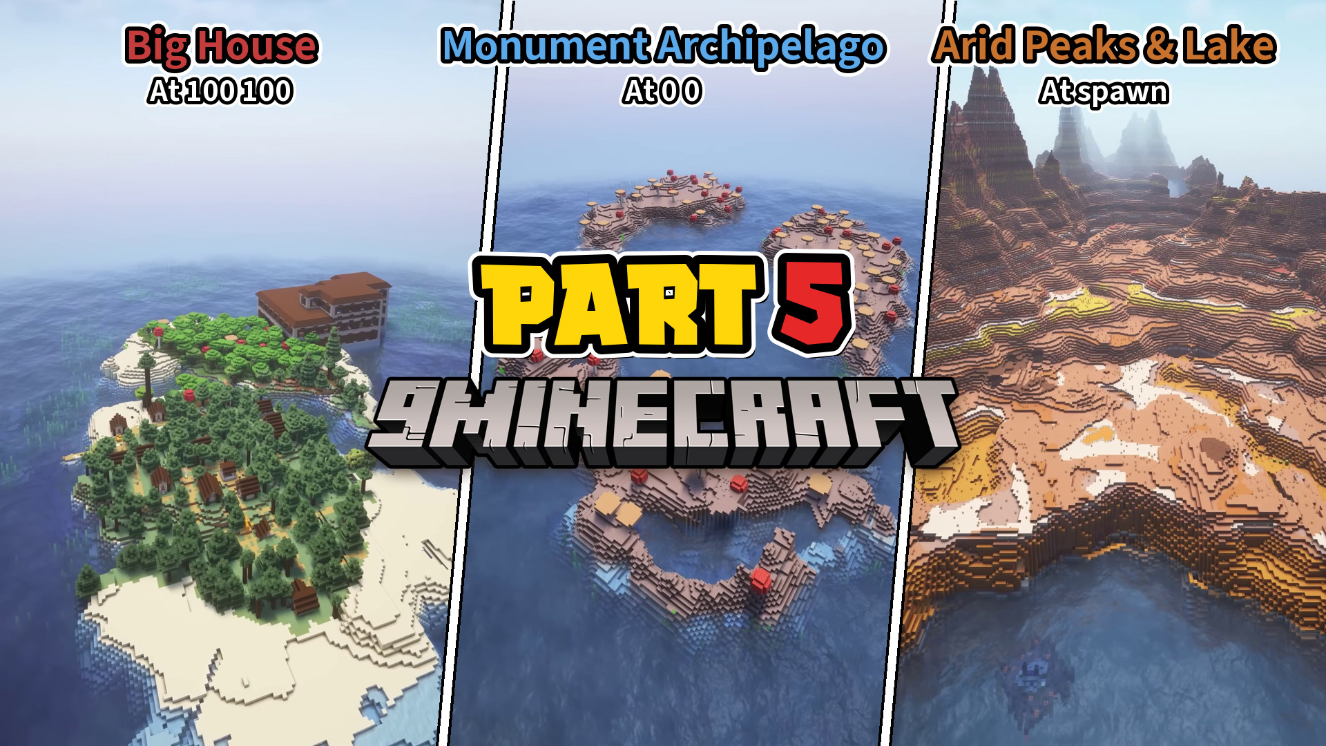 Best Seeds For Minecraft (26.2, 1.21.11) Part 5 - Java/Bedrock Edition