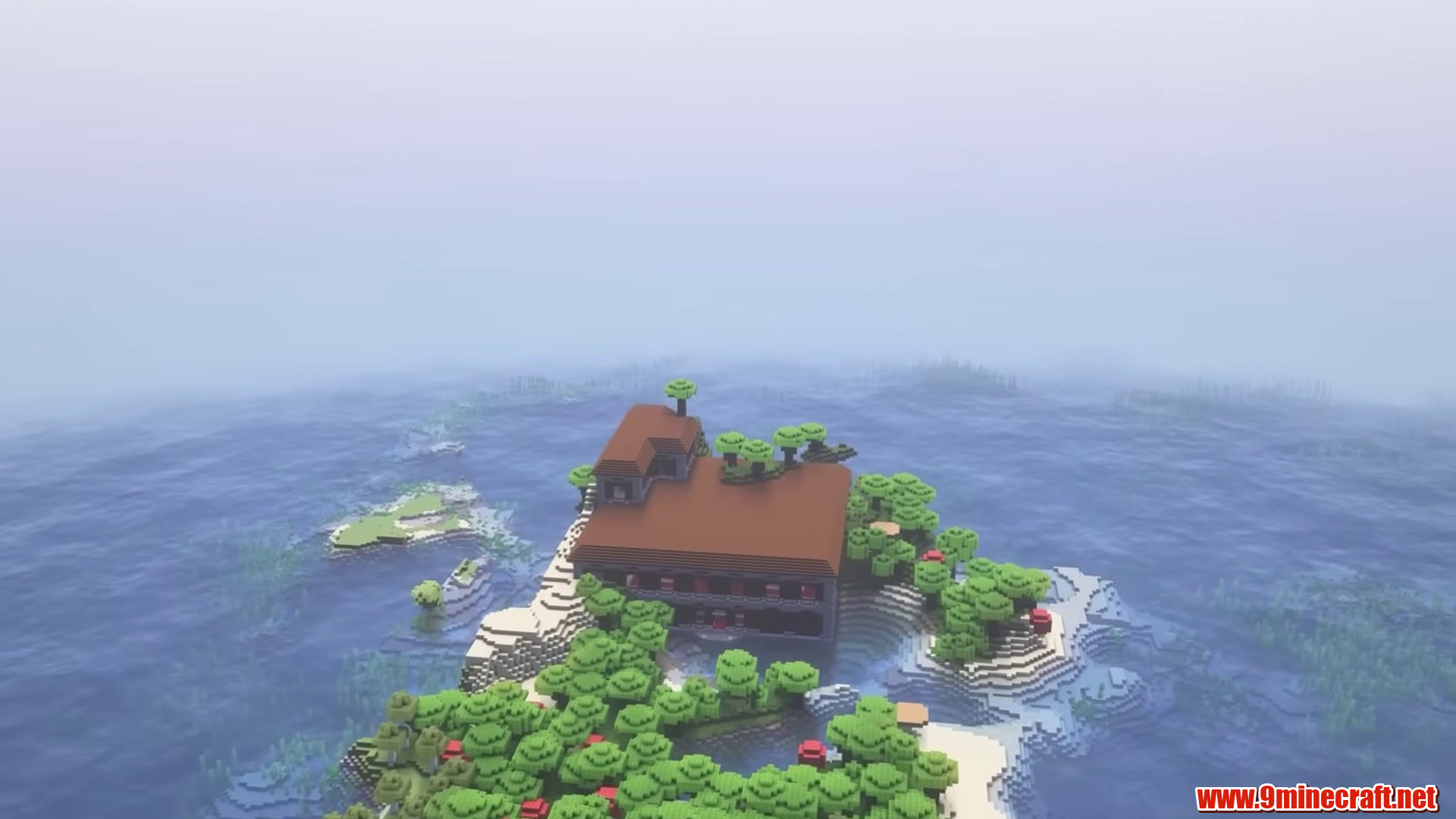 Scenic terrain featured in Survival Challenge