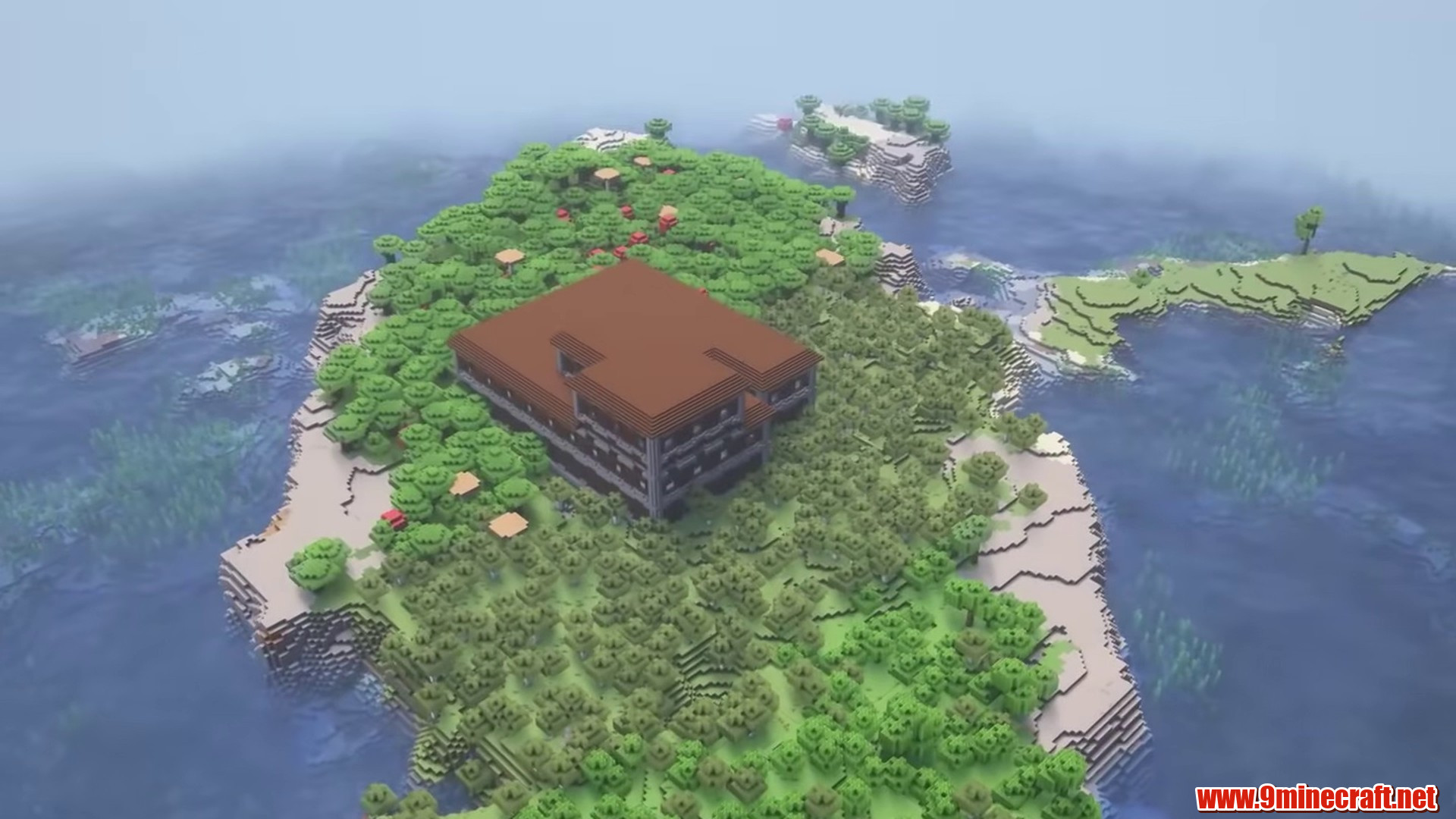 The Long Island in Minecraft seed 6942005672691743188