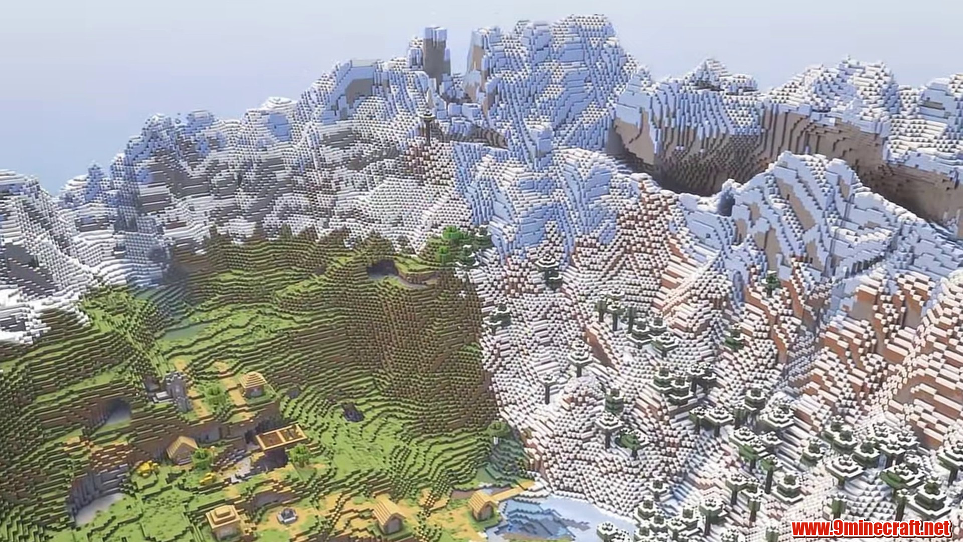 Scenic terrain featured in Ice Valley