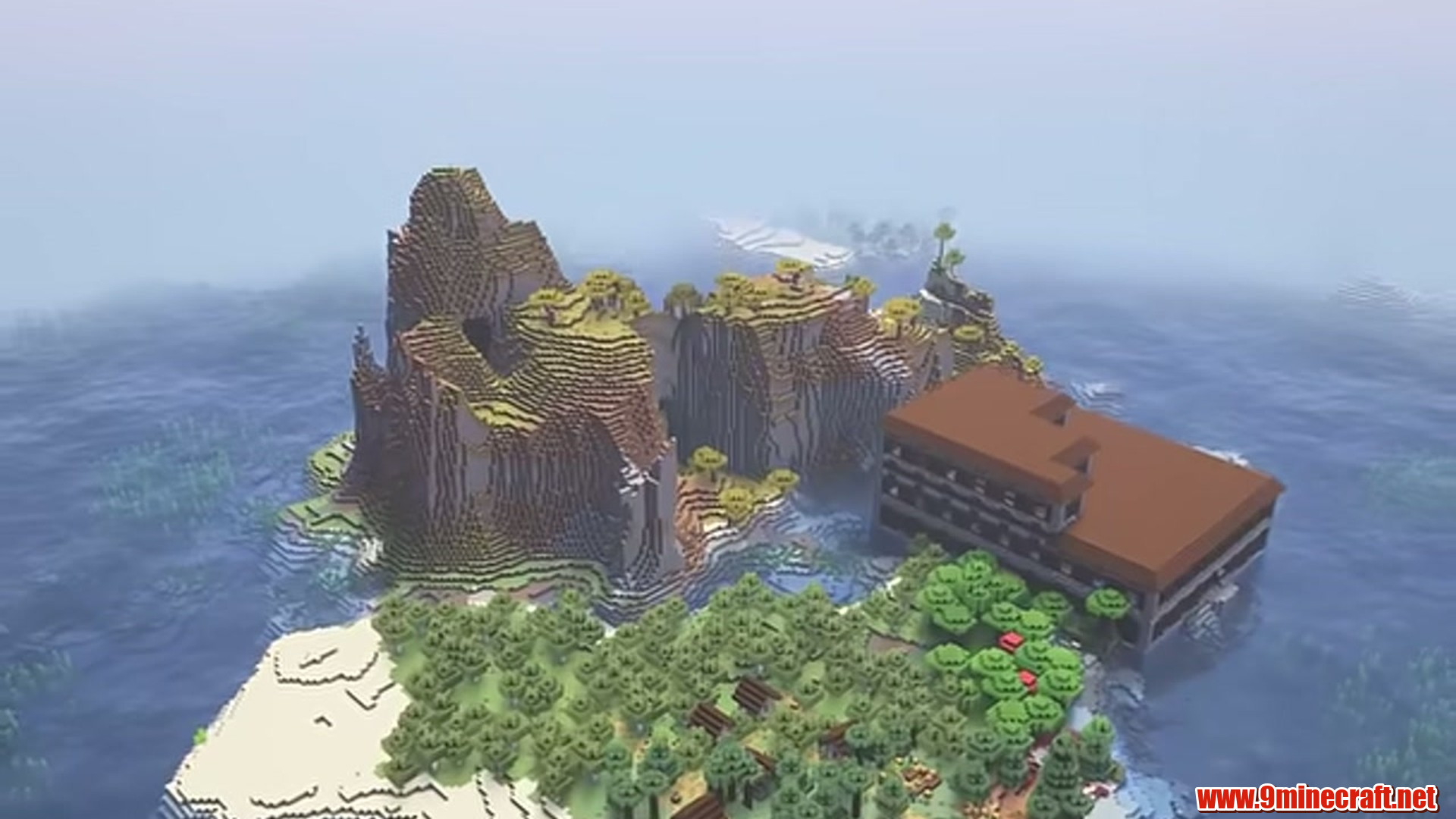 Hot Island in Minecraft seed 6942004657658962747